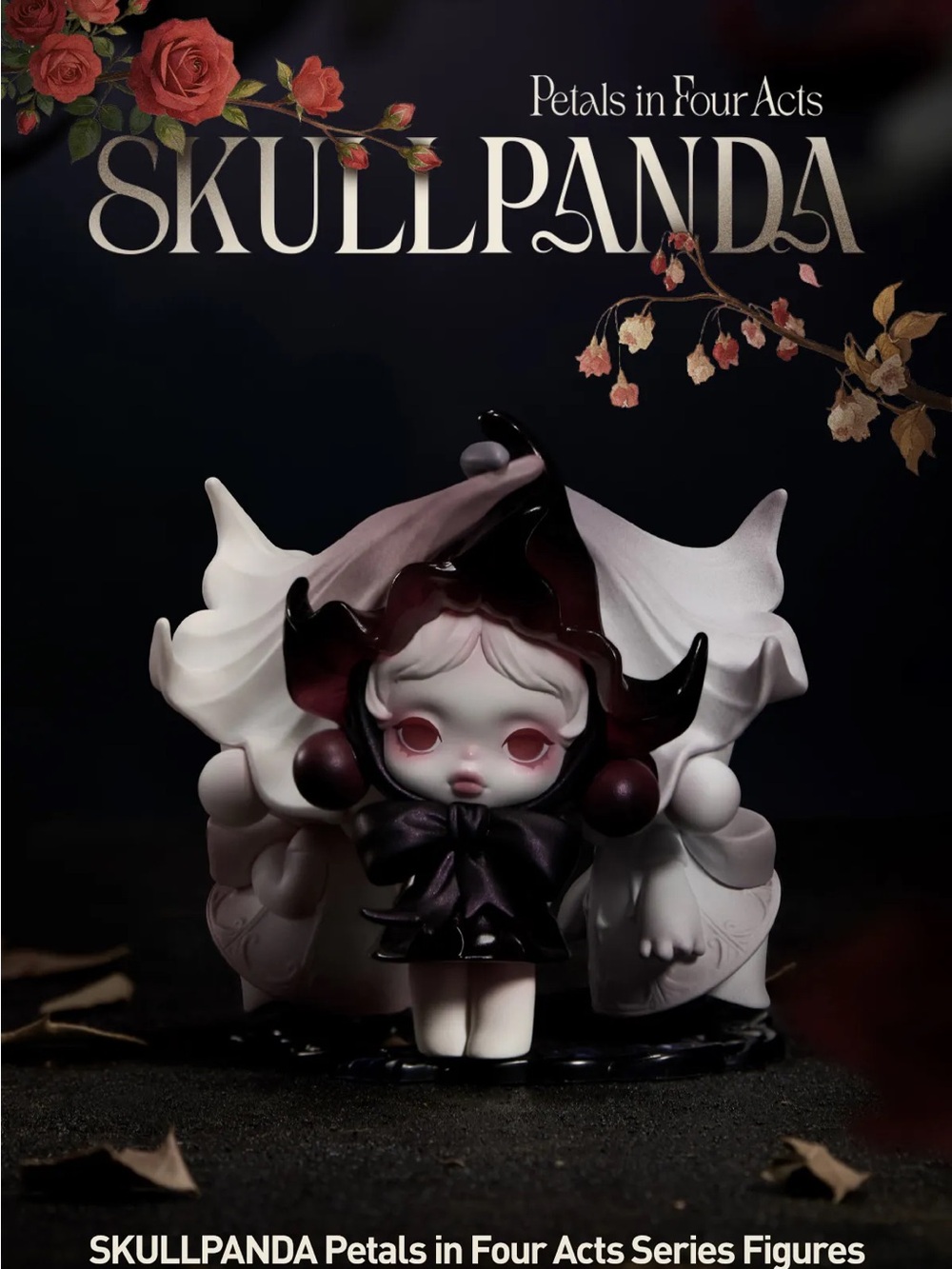 POP MART Skullpanda Petals in Four Acts - The Threefold Requiem